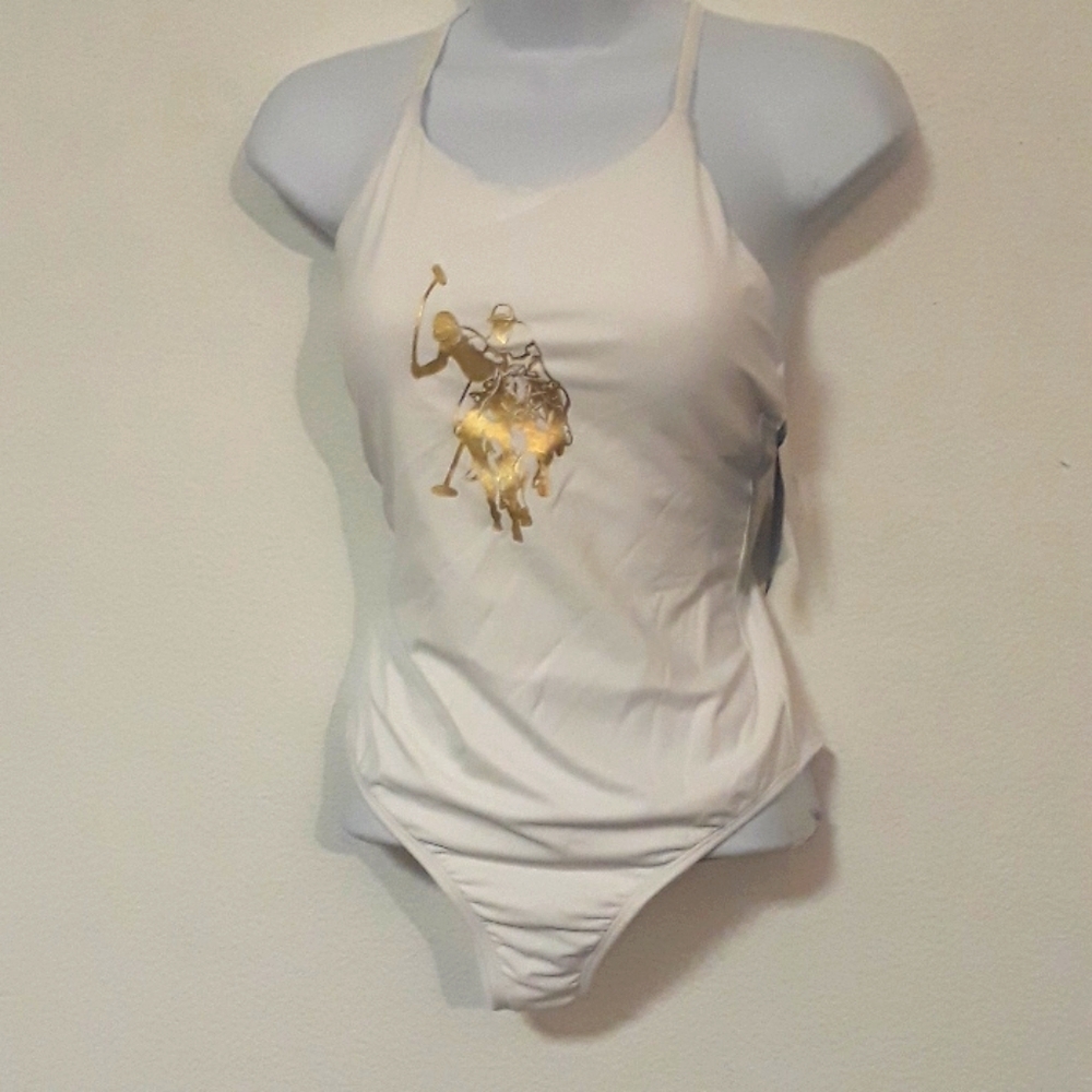 NEW U.S. POLO ASSN SZ. SM ONE PC BATHING SUIT